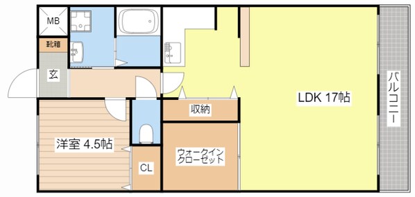 ラポート西大津の物件間取画像